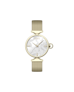 1ª Classe watch woman time only steel Gold Stromboli