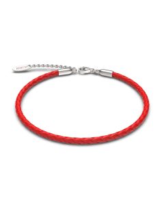 Rerum Bracciale Rosso Arg. 925 17+3cm