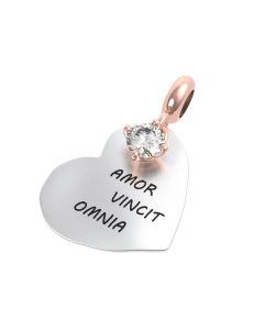 Rerum Charm Arg. 925 Amore - Cristallo Di Rocca
