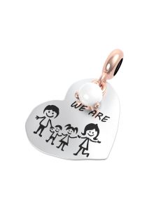 Rerum Charm Arg. 925 Famiglia - Perla