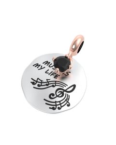 Rerum Charm Arg. 925 Passioni - Onice