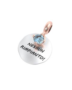 Rerum Charm Arg. 925 Propositi - Topazio Azzurro