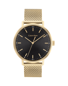 CK TIMELESS 42mm 3H BLACK GOLD SS BRAC. 25200049