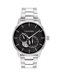 CK TIMELESS 41mm AUTOMAT. BLACK SILVER SS BRAC. 25200148