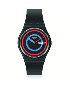 Swatch CIRCLING BLACK SO28B706
