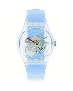 Swatch CLEARLY BLUE STRIPED SUOK156