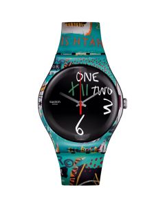 Swatch ISHTAR BY JEAN-MICHEL BASQUIAT SUOZ356