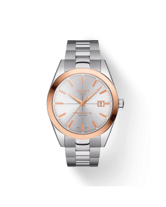 Tissot Gentleman Powermatic 80 Silicium Solid 18K Gold bezel T9274074103100