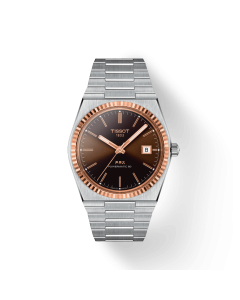 Tissot TISSOT PRX POWERMATIC 80 STEEL & 18K GOLD BEZEL T9314074129100