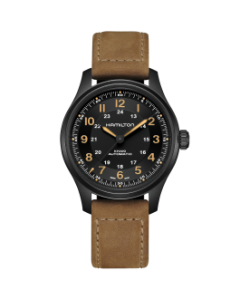Hamilton Khaki Field A42-Ti-PVDbk-sch-l-br H70665533